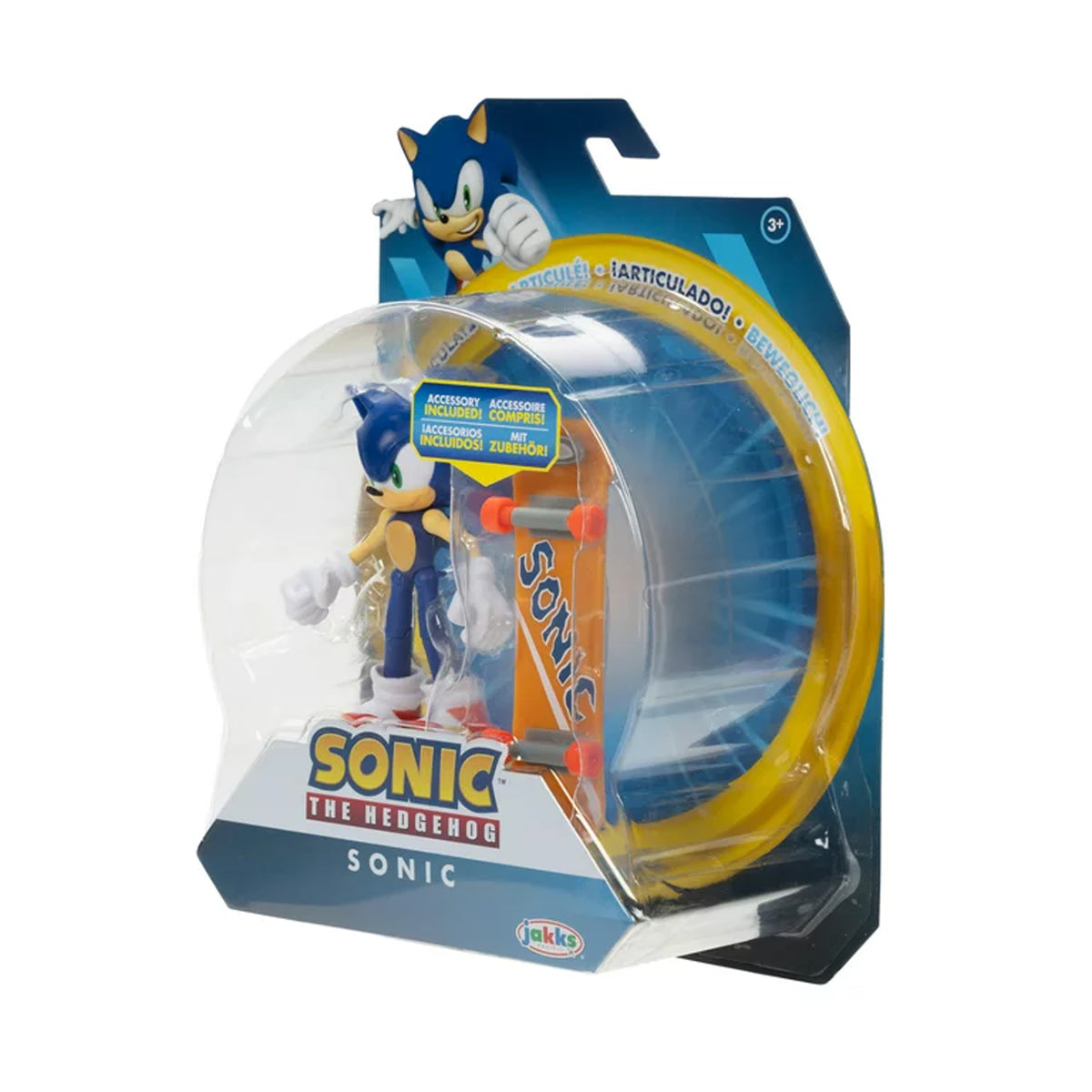 4-Inch Figure with Skateboard Accessory S905