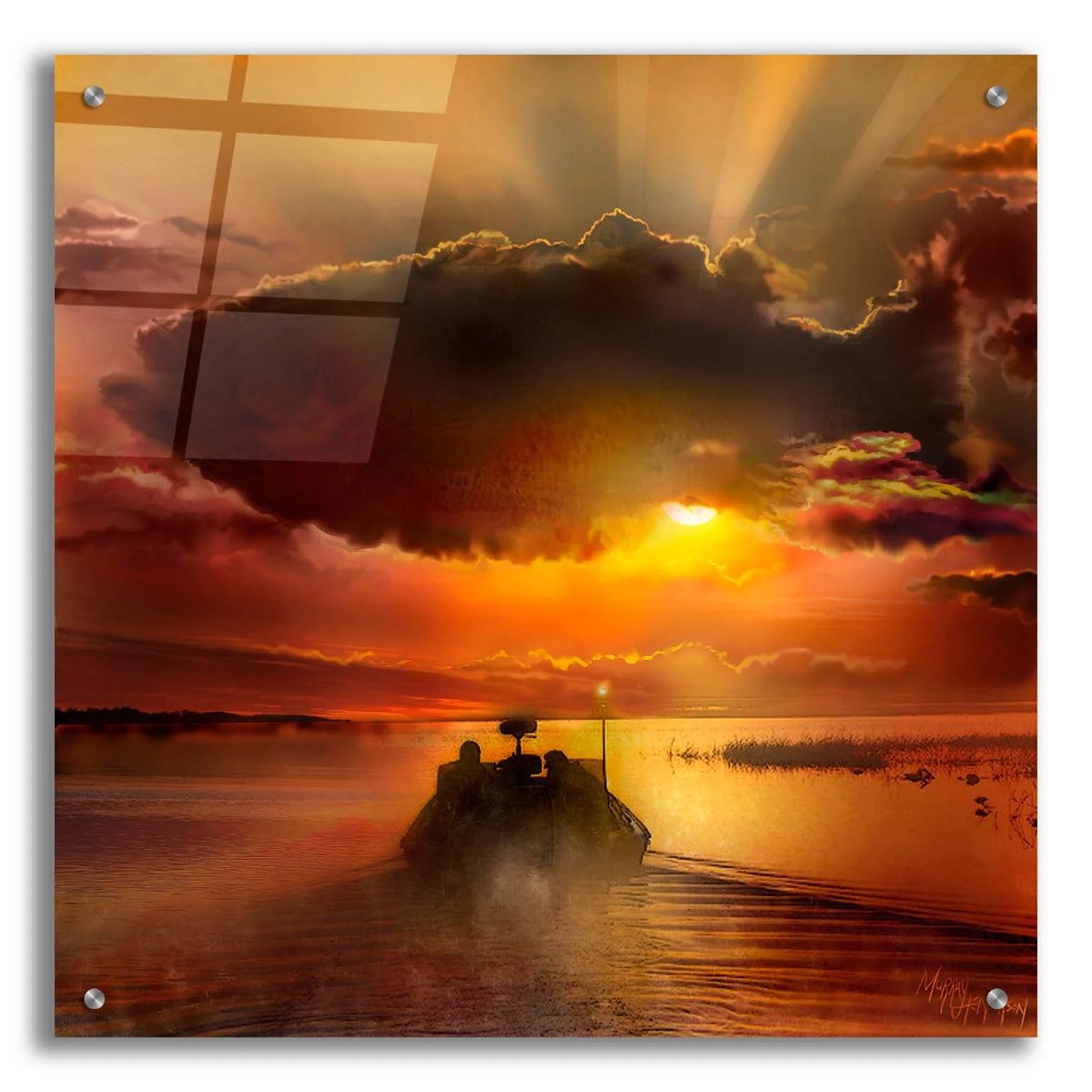 Acrylic Glass Wall Art 24"x24" Y63827