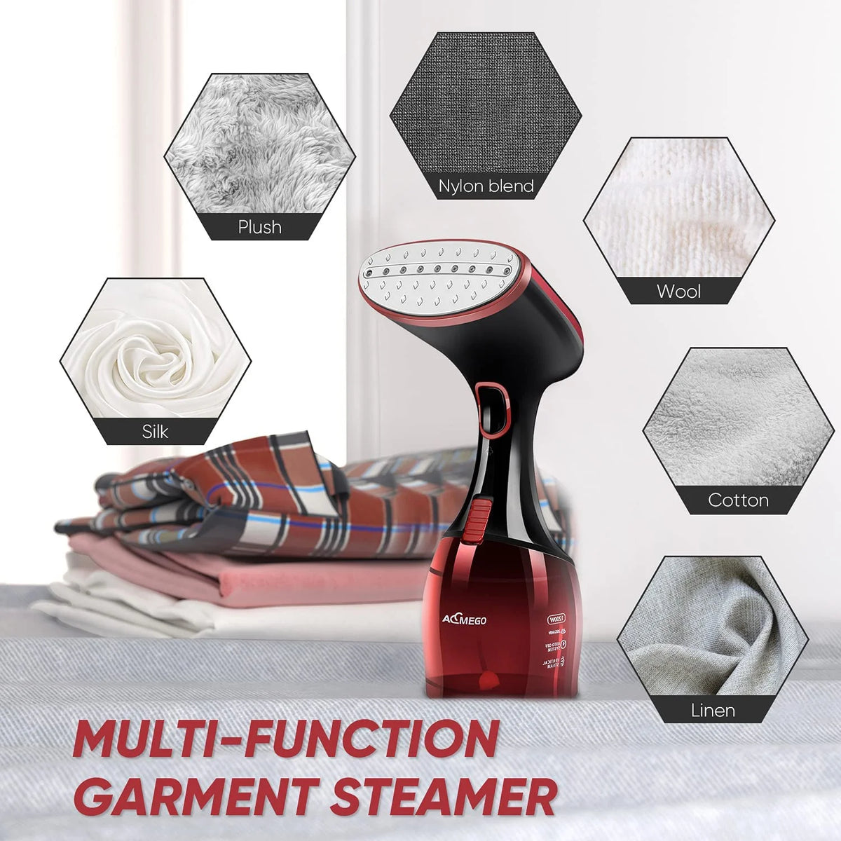 Handheld Steamer with 300ml Water Tank V4560