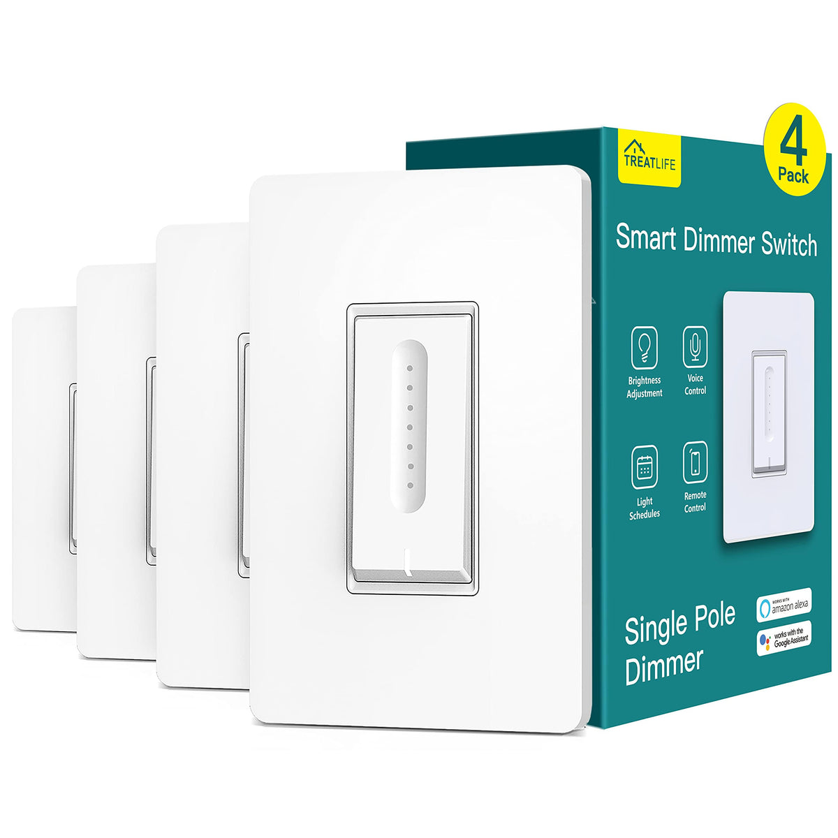 Smart Dimmer Switch WiFi Light Switch C39498
