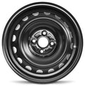 15 Inch Painted Black Car Wheel X316706