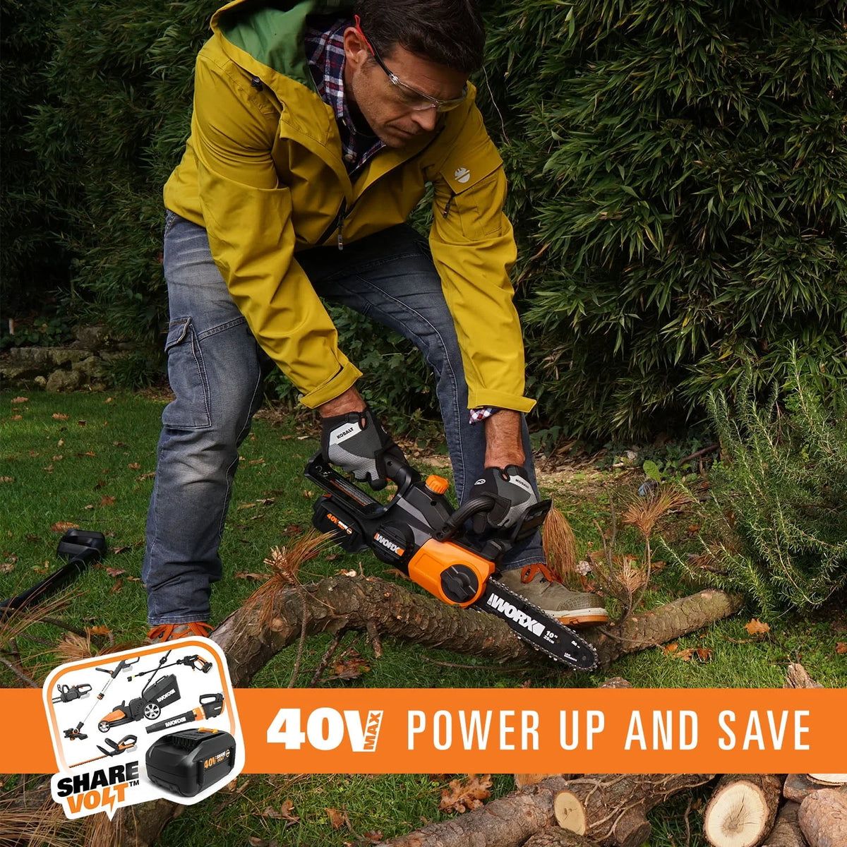 40V Cordless Chainsaw U232892