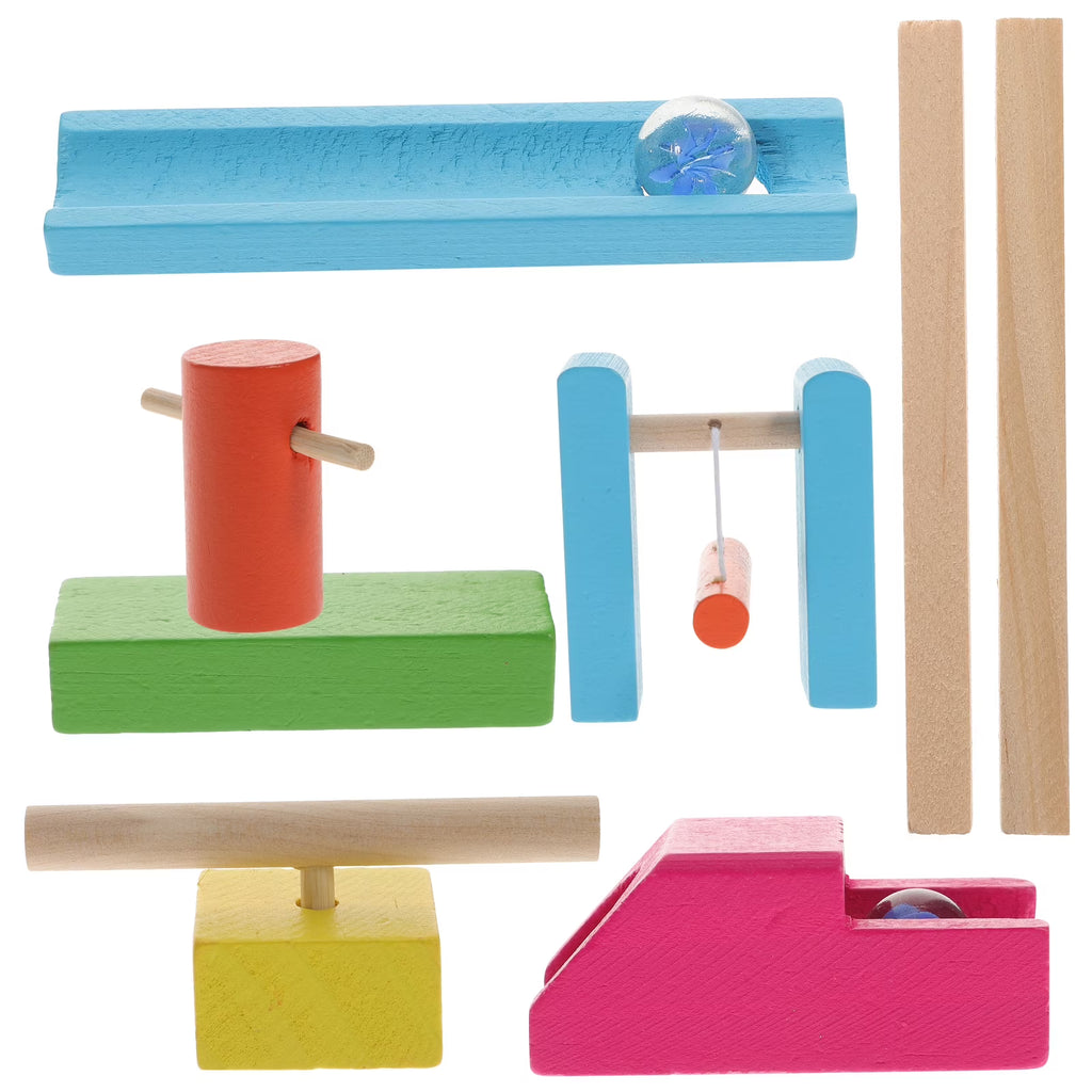 Wooden Dominoes Blocks Building Toy Educational Toys V93969