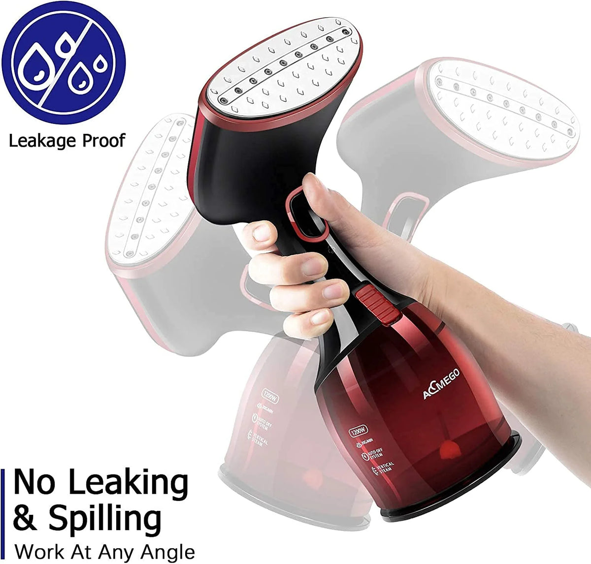 Handheld Steamer with 300ml Water Tank V4560