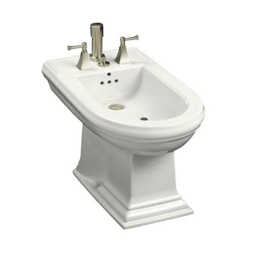 White Vertical Spray Bidet E15386