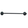 Pewter Bright Oak 18x22 Towel Bar O623