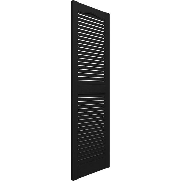 14 1/2x22W x 80x22H Vinyl Open Louver Shutters G8595