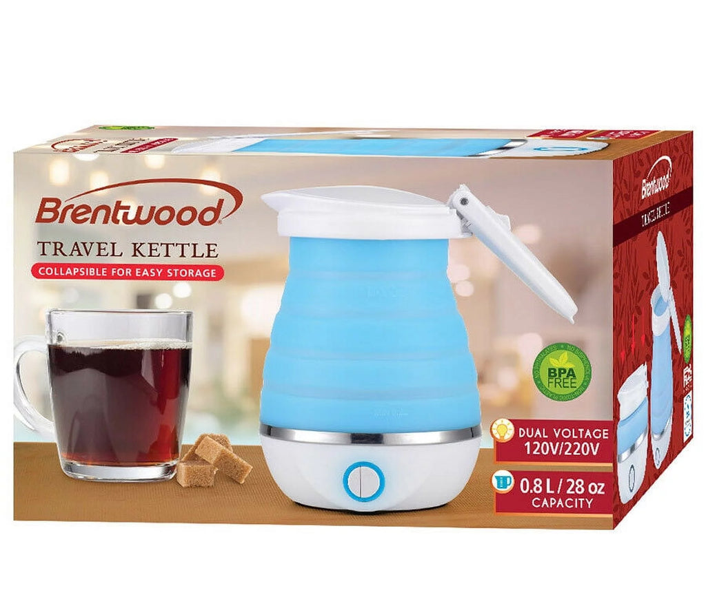 Collapsible Portable Tea Kettle Blue P552961