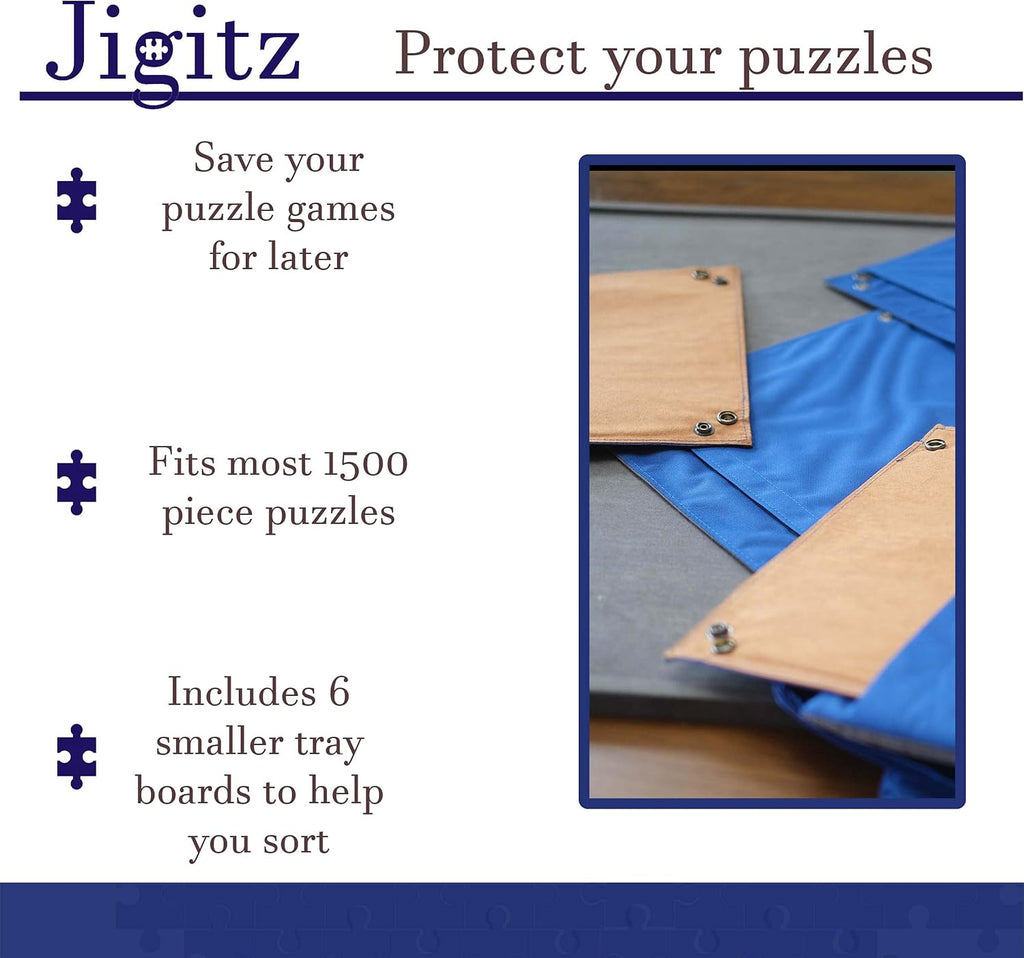 1500 Piece Puzzle Storage Case with Sorting Trays R5739
