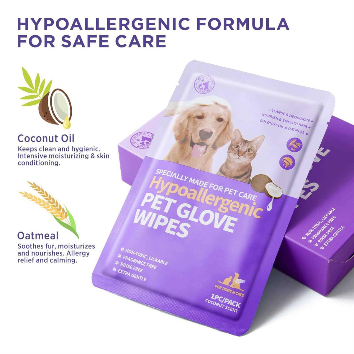 Pet Cleaning Deodorizing Bathing Wipes T640