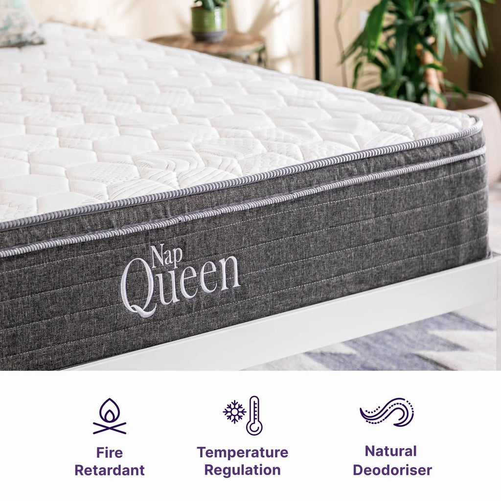 Queen Size Hybrid Memory Foam Pocket Spring Mattress N5656
