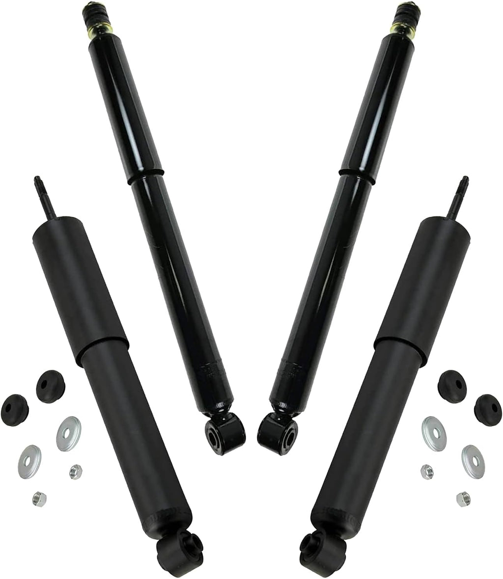 4pc Front & Rear Shock Absorber Assembly for Ford E-150 E-250 E350 Econoline Club Wagon Super Duty 2WD V188
