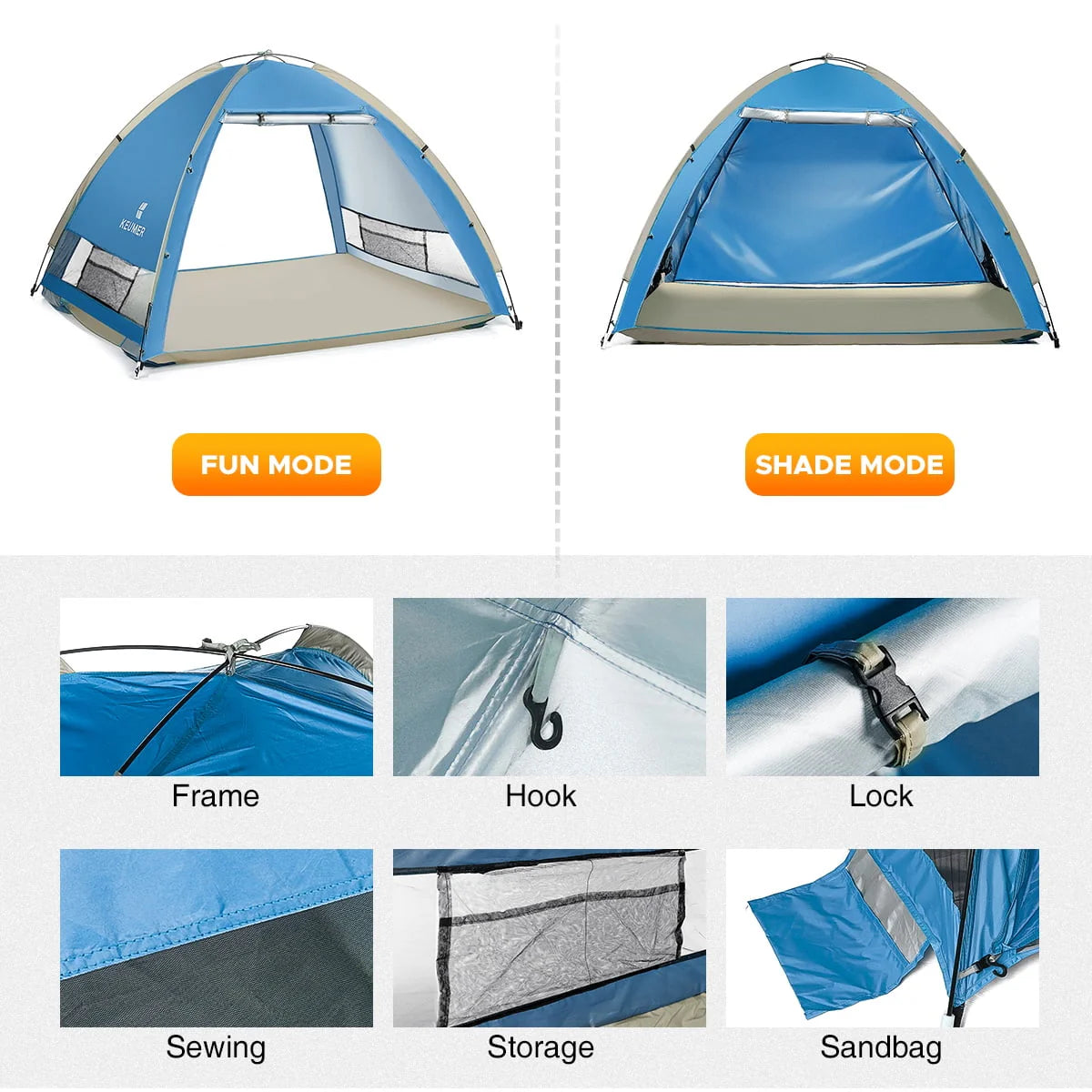 4 Person Dome Tent A61640