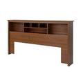 King Bookcase Headboard Cherry Q128953