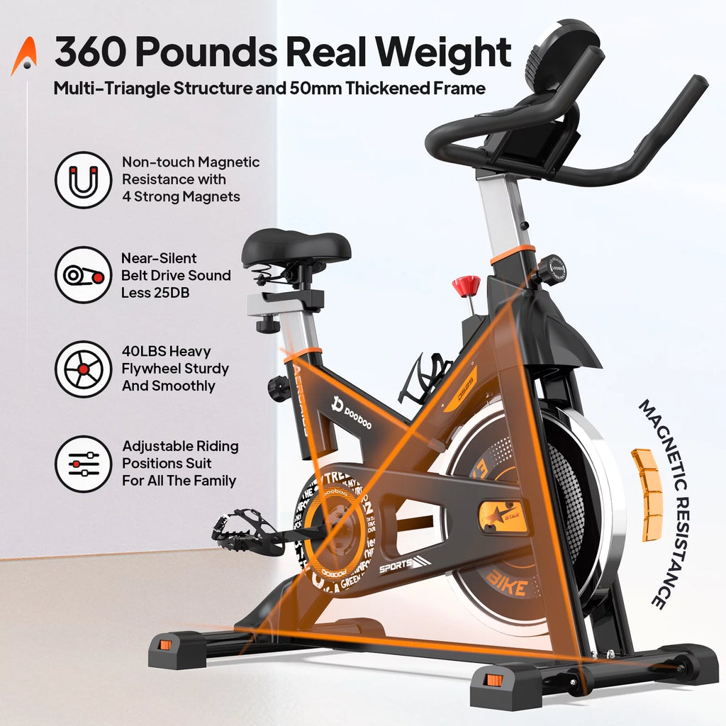 Magnetic Resistance Indoor Cycling Bike X17034