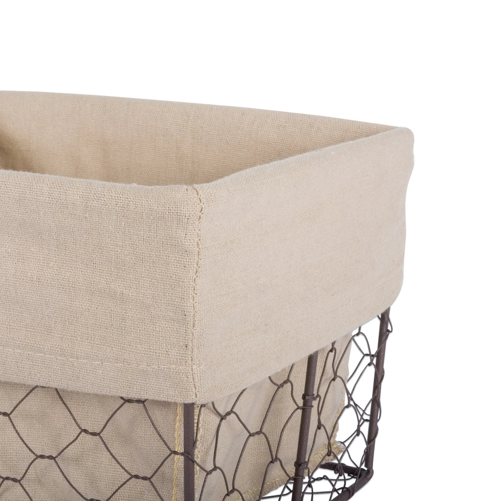 Vintage Chicken Wire Basket Set of 3 W69713