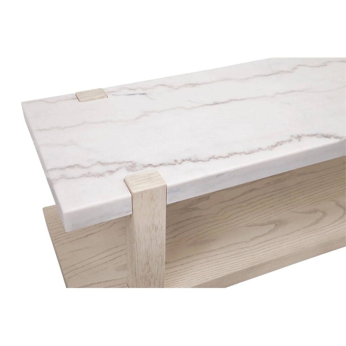 Marble Console Table in Sun-Bleached Ash Brown E905387