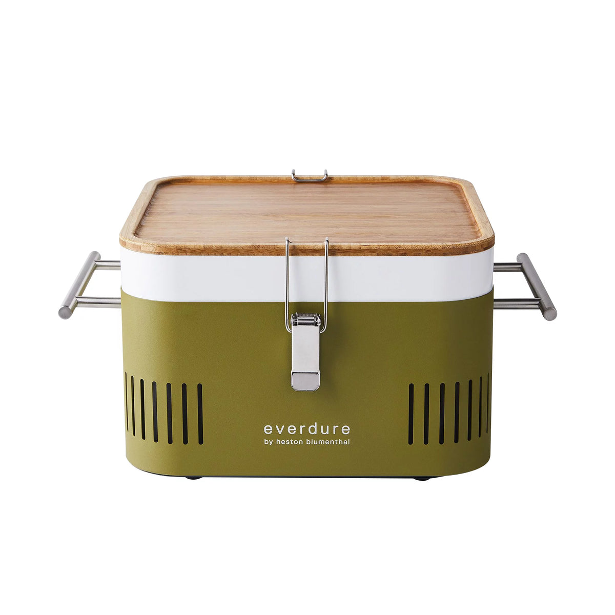 Charcoal Grill with Cool Touch Handles and Bamboo Serving Board H651450