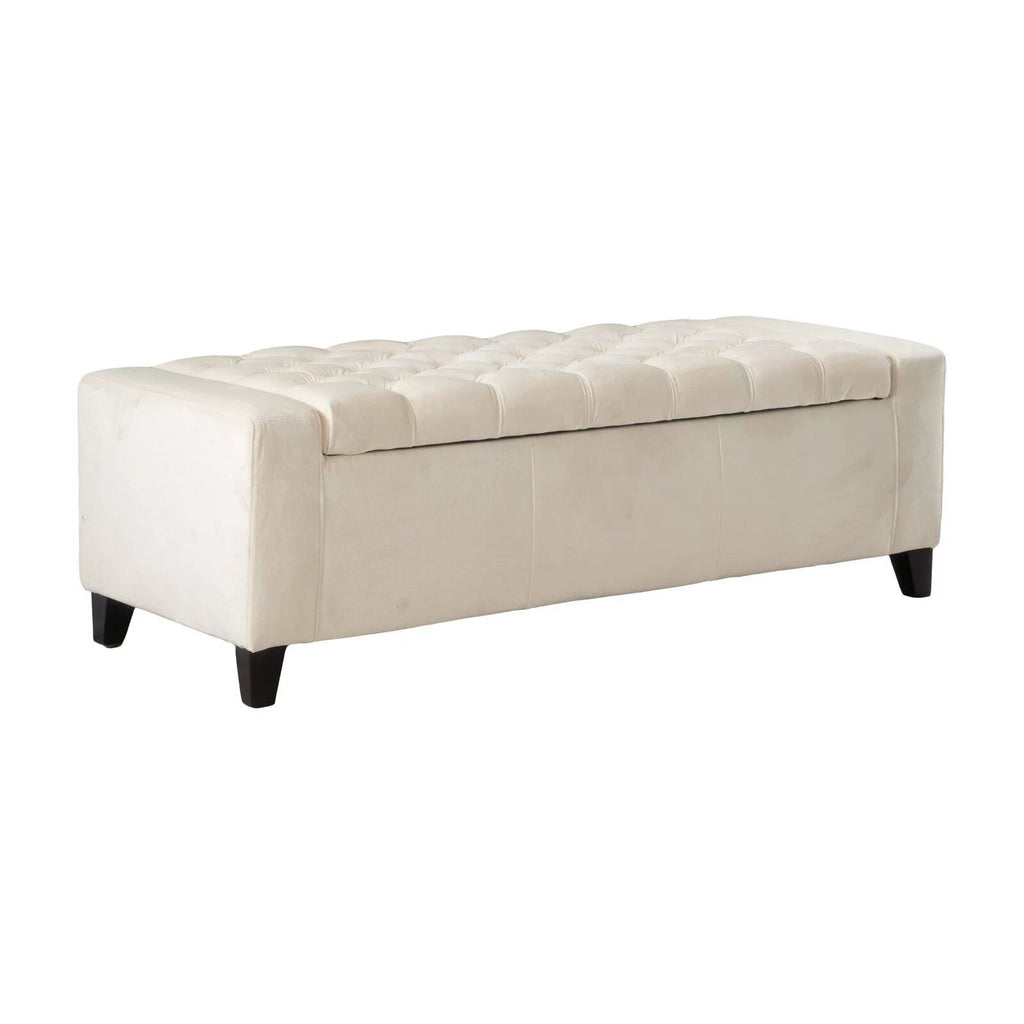 Tufted Velvet Storage Ottoman/Bench G1580