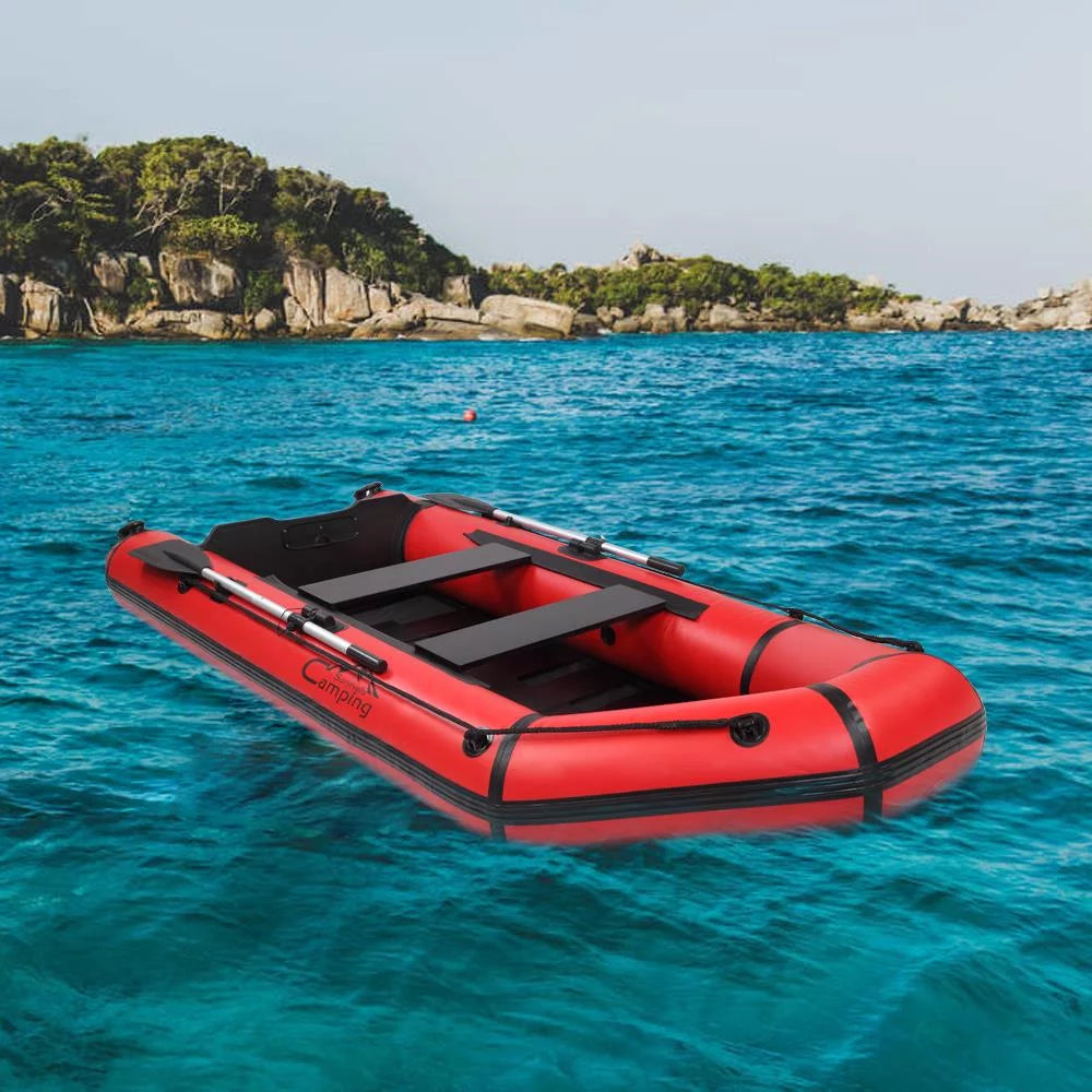 10ft Thickened Inflatable Boat with Oars and Air Pump G115