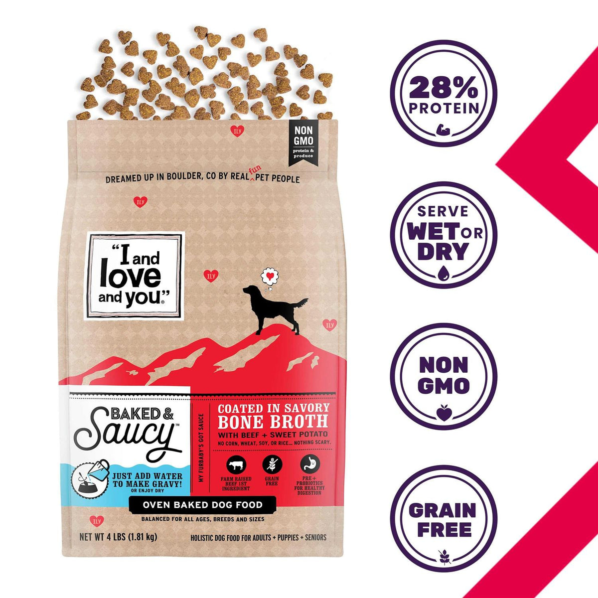 Beef & Sweet Potatoes Dry Dog Food L55664