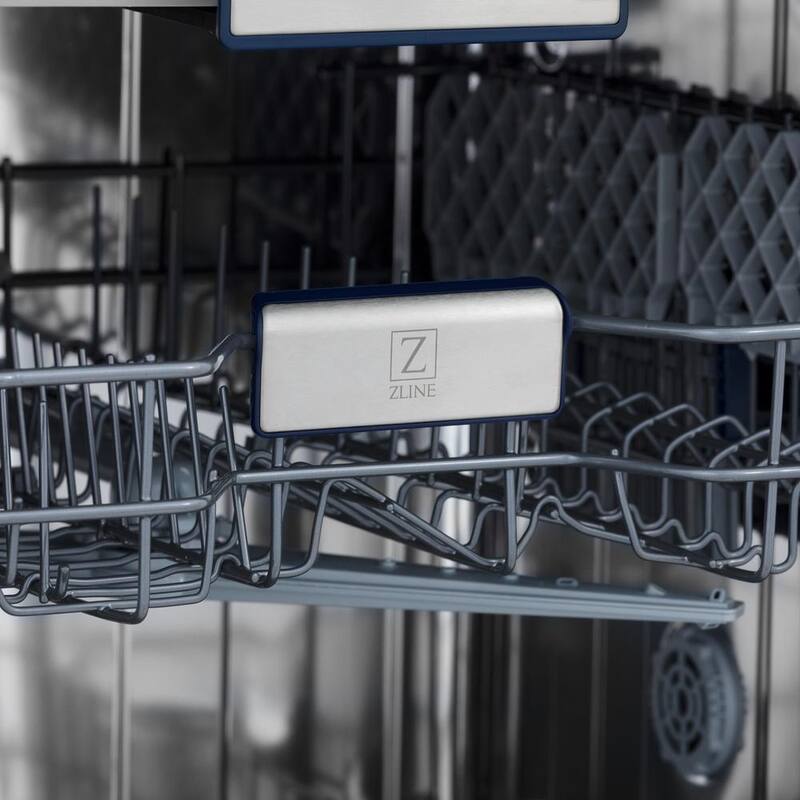 18 in. 8-Cycle Tall Tub Dishwasher with 3rd Rack in Black Stainless Steel B66517