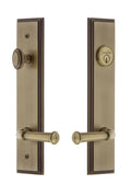 Vintage Brass Entry Lever Set F15551