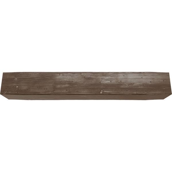 Vintage Mahogany Sandblasted Faux Wood Fireplace Mantel S630279