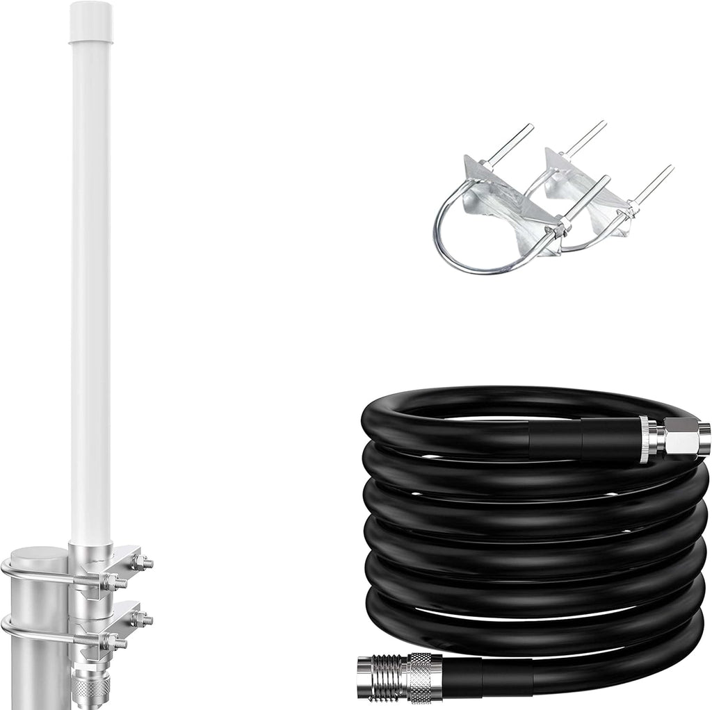 20 Inch Tall Indoor Outdoor LoRa Antenna with Low Loss Cable M776402