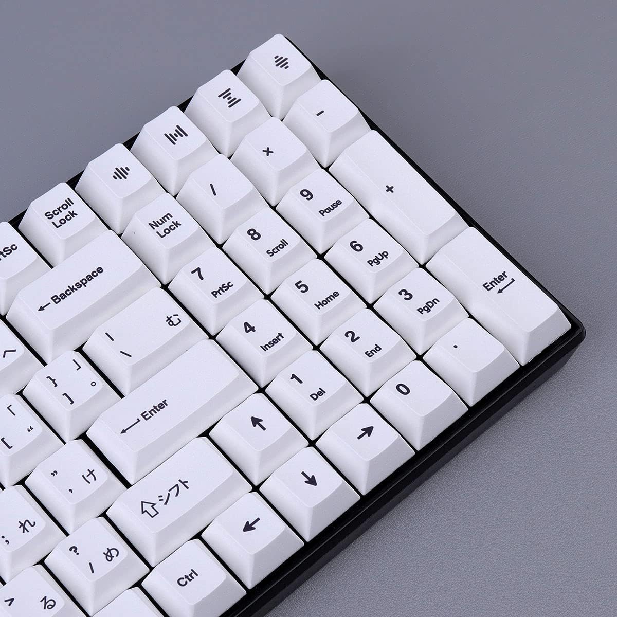 White 134 Keys Cherry Profile Dye-Sub PBT Keycap F694