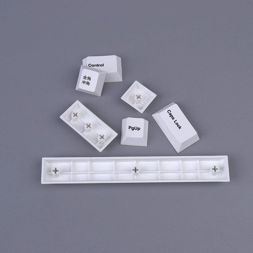 White 134 Keys Cherry Profile Dye-Sub PBT Keycap F694