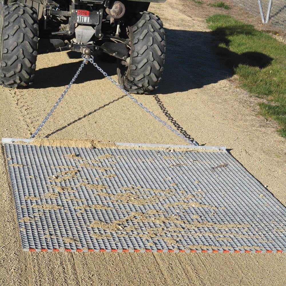 5' x 4.5' Zinc & Steel Field Leveling Drag Mat R823561