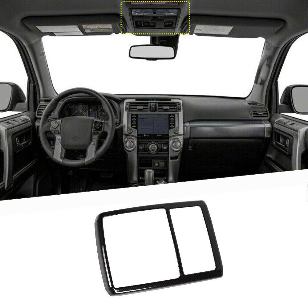 Carbon Fiber Reading Light Lamp Cover Frame Trim Bezels Z962808