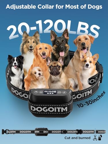 Wireless GPS Dog Fence Collar with 3 Correction Mode L484689