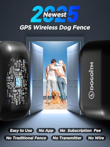 Wireless GPS Dog Fence Collar with 3 Correction Mode L484689