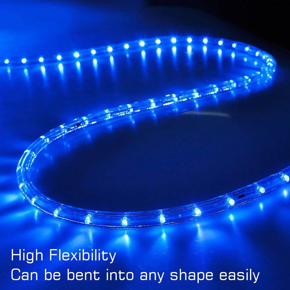 150Ft Blue Waterproof Rope Light F2062