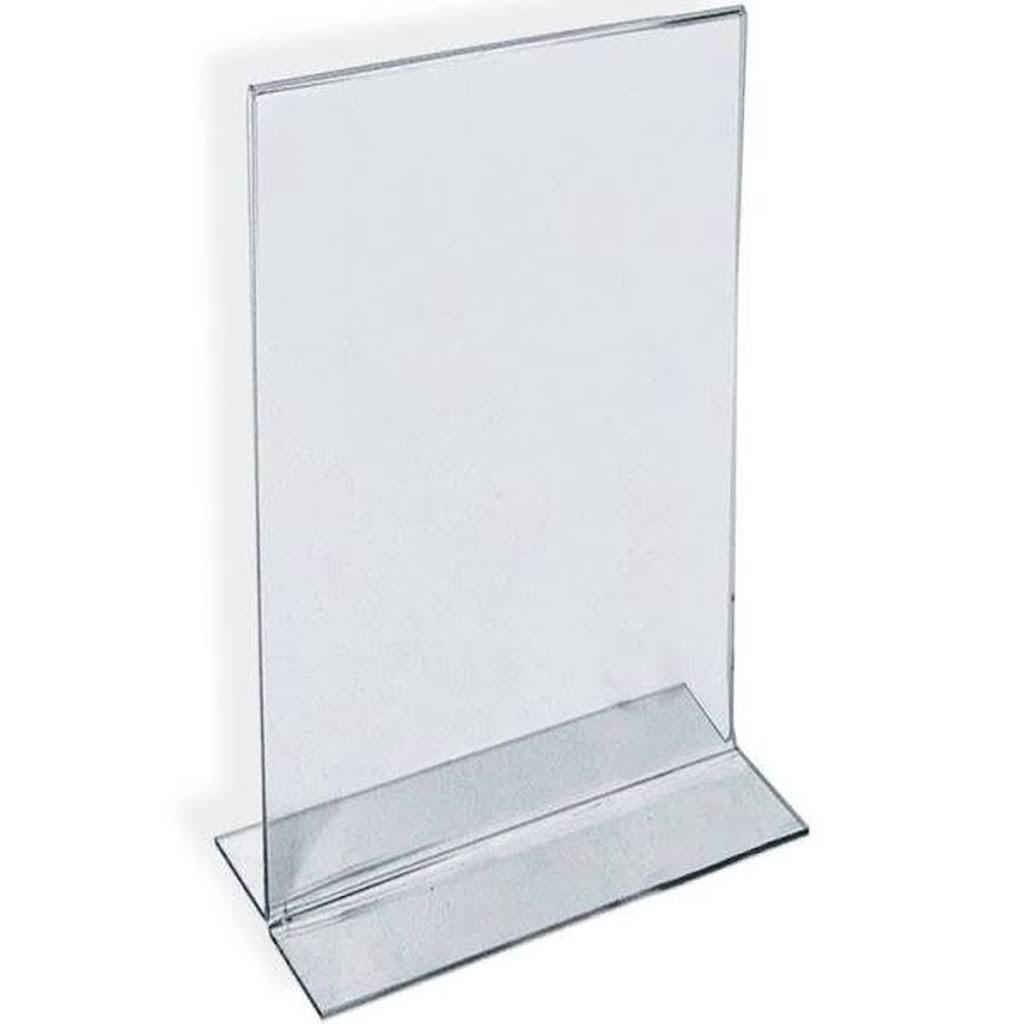 8.5" x 14" Double-Foot Acrylic Sign Holder 10ct M72209