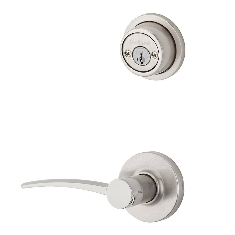 Satin Nickel Double Cylinder Interior Lever E778