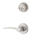 Satin Nickel Double Cylinder Interior Lever E778