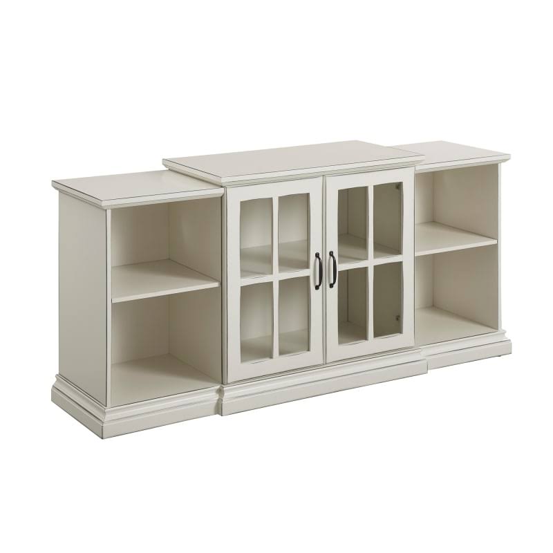 White 60 inch 2 Door Media Cabinet M8429