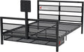 Black Basecamp Bed with TV Mount S795