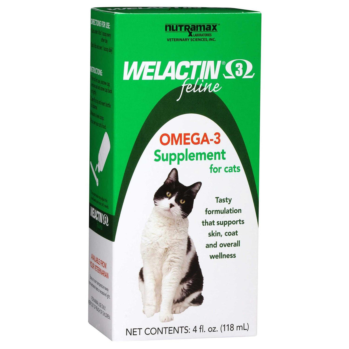 Omega-3 Fish Oil Liquid Skin & Coat Supplement for Cats O60145