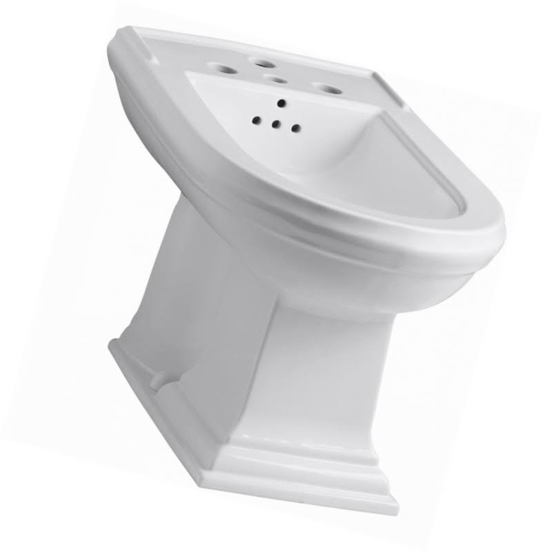 White Vertical Spray Bidet E15386