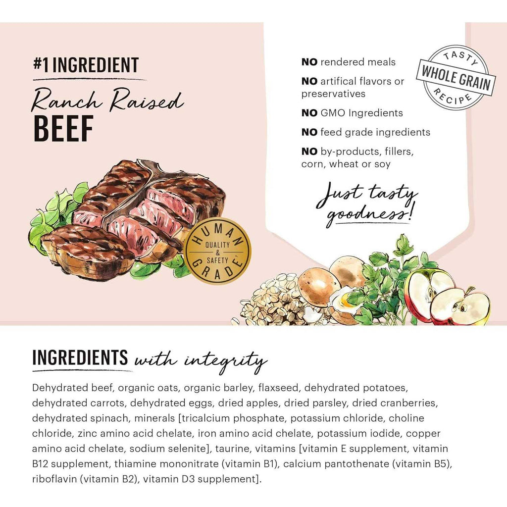 Dehydrated Whole Grain Beef Dog Food G202